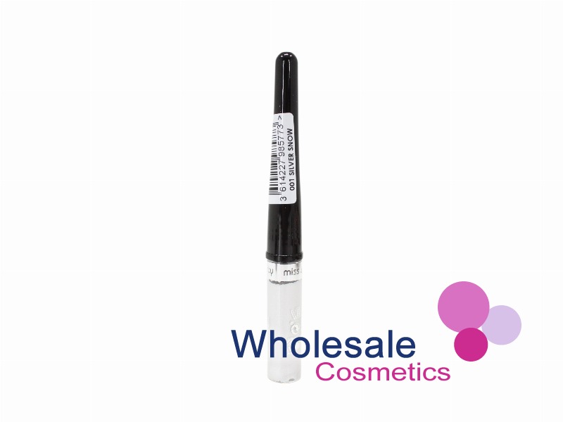 9 x Miss Sporty Wonder Eye Metallic Eyeliner - 001 SILVER SNOW